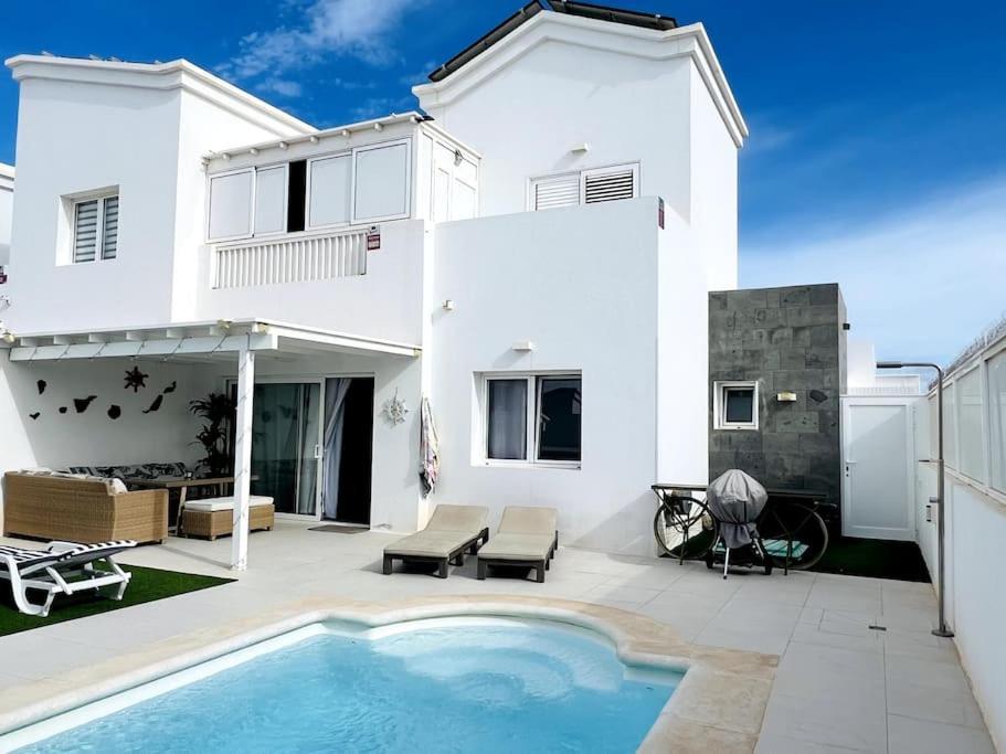 Lovely Villa Sanmar, Heated Pool Playa Blanca  Ngoại thất bức ảnh