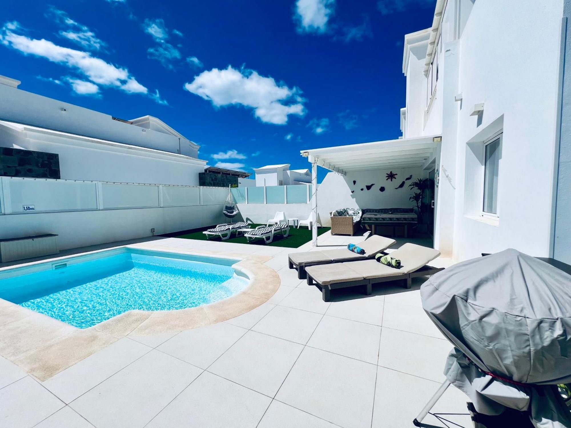 Lovely Villa Sanmar, Heated Pool Playa Blanca  Ngoại thất bức ảnh